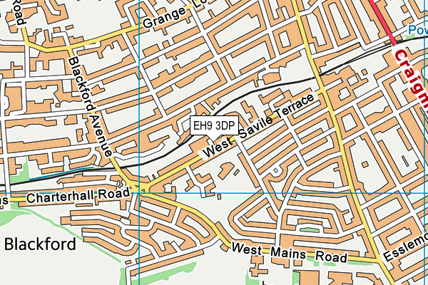 EH9 3DP map - OS VectorMap District (Ordnance Survey) EH9 3DP map - OS VectorMap District (Ordnance Survey)