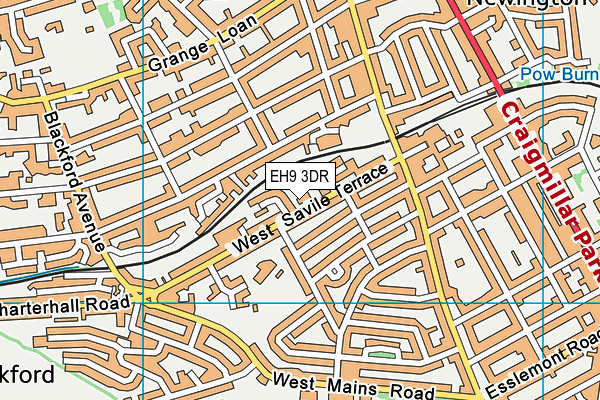EH9 3DR map - OS VectorMap District (Ordnance Survey) EH9 3DR map - OS VectorMap District (Ordnance Survey)