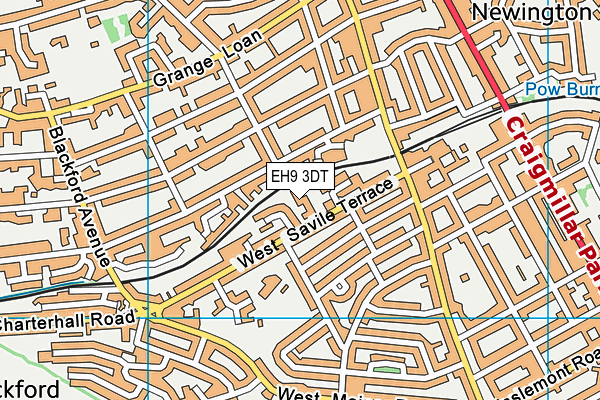 EH9 3DT map - OS VectorMap District (Ordnance Survey) EH9 3DT map - OS VectorMap District (Ordnance Survey)