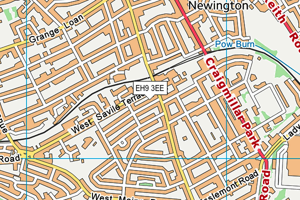 EH9 3EE map - OS VectorMap District (Ordnance Survey) EH9 3EE map - OS VectorMap District (Ordnance Survey)