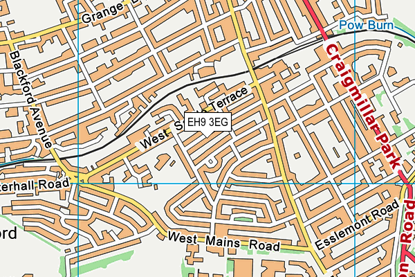 EH9 3EG map - OS VectorMap District (Ordnance Survey) EH9 3EG map - OS VectorMap District (Ordnance Survey)
