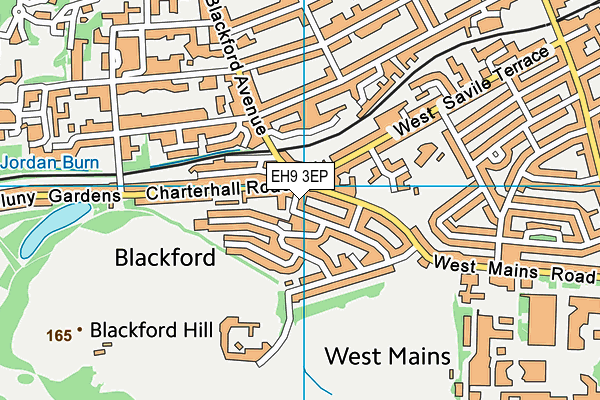 EH9 3EP map - OS VectorMap District (Ordnance Survey) EH9 3EP map - OS VectorMap District (Ordnance Survey)