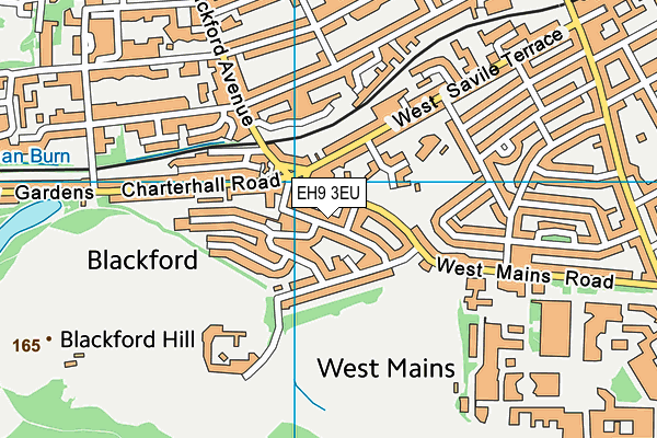EH9 3EU map - OS VectorMap District (Ordnance Survey) EH9 3EU map - OS VectorMap District (Ordnance Survey)