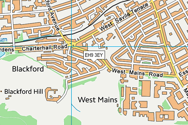 EH9 3EY map - OS VectorMap District (Ordnance Survey) EH9 3EY map - OS VectorMap District (Ordnance Survey)