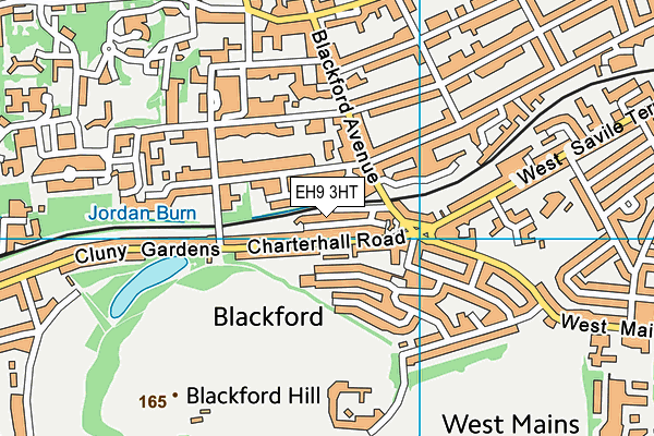 EH9 3HT map - OS VectorMap District (Ordnance Survey) EH9 3HT map - OS VectorMap District (Ordnance Survey)