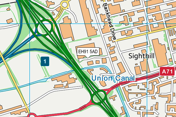 EH91 5AD map - OS VectorMap District (Ordnance Survey) EH91 5AD map - OS VectorMap District (Ordnance Survey)