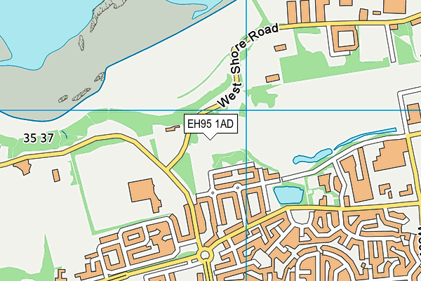 EH95 1AD map - OS VectorMap District (Ordnance Survey) EH95 1AD map - OS VectorMap District (Ordnance Survey)