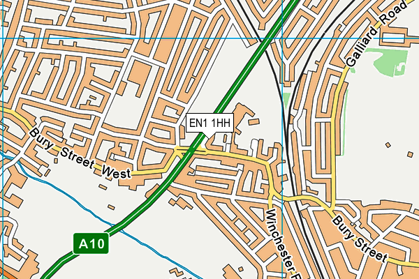 EN1 1HH map - OS VectorMap District (Ordnance Survey) EN1 1HH map - OS VectorMap District (Ordnance Survey)