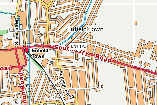 EN1 1PL map - OS VectorMap District (Ordnance Survey) EN1 1PL map - OS VectorMap District (Ordnance Survey)