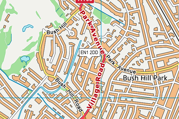 EN1 2DD map - OS VectorMap District (Ordnance Survey) EN1 2DD map - OS VectorMap District (Ordnance Survey)