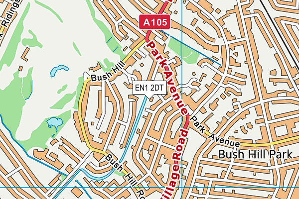 EN1 2DT map - OS VectorMap District (Ordnance Survey) EN1 2DT map - OS VectorMap District (Ordnance Survey)