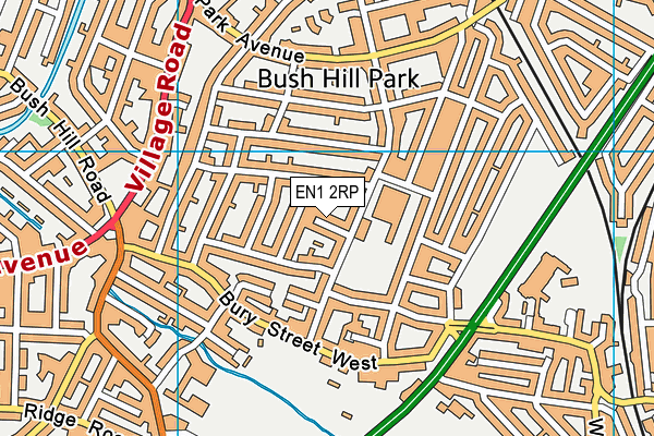 EN1 2RP map - OS VectorMap District (Ordnance Survey) EN1 2RP map - OS VectorMap District (Ordnance Survey)