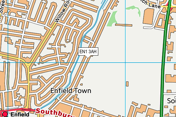 EN1 3AH map - OS VectorMap District (Ordnance Survey) EN1 3AH map - OS VectorMap District (Ordnance Survey)