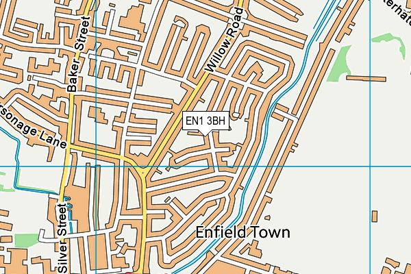 EN1 3BH map - OS VectorMap District (Ordnance Survey) EN1 3BH map - OS VectorMap District (Ordnance Survey)