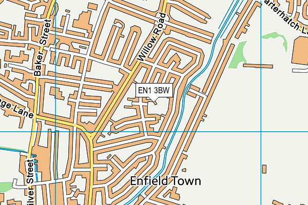 EN1 3BW map - OS VectorMap District (Ordnance Survey) EN1 3BW map - OS VectorMap District (Ordnance Survey)