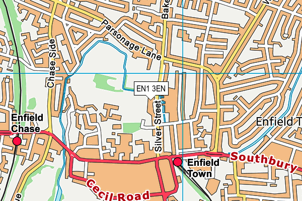 EN1 3EN map - OS VectorMap District (Ordnance Survey) EN1 3EN map - OS VectorMap District (Ordnance Survey)