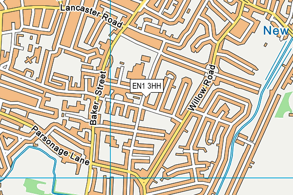 EN1 3HH map - OS VectorMap District (Ordnance Survey) EN1 3HH map - OS VectorMap District (Ordnance Survey)