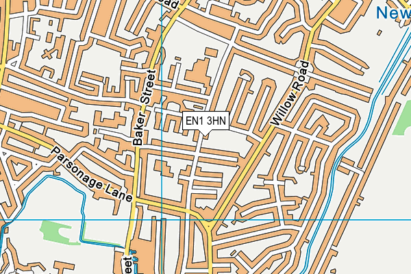 EN1 3HN map - OS VectorMap District (Ordnance Survey) EN1 3HN map - OS VectorMap District (Ordnance Survey)