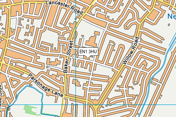EN1 3HU map - OS VectorMap District (Ordnance Survey) EN1 3HU map - OS VectorMap District (Ordnance Survey)