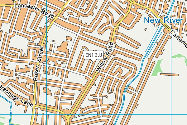 EN1 3JJ map - OS VectorMap District (Ordnance Survey) EN1 3JJ map - OS VectorMap District (Ordnance Survey)
