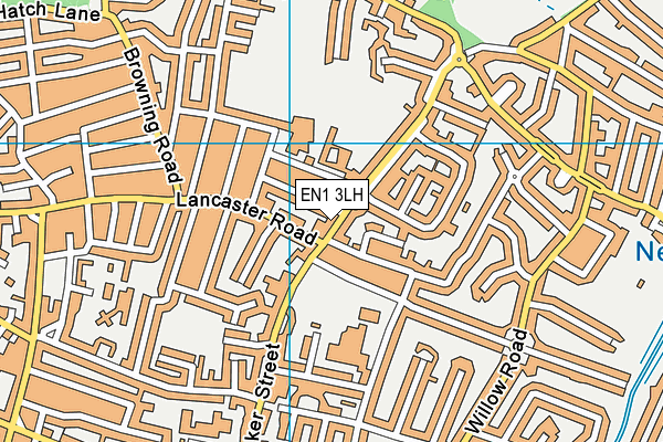 EN1 3LH map - OS VectorMap District (Ordnance Survey) EN1 3LH map - OS VectorMap District (Ordnance Survey)