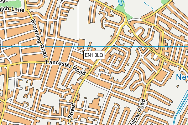 EN1 3LQ map - OS VectorMap District (Ordnance Survey) EN1 3LQ map - OS VectorMap District (Ordnance Survey)