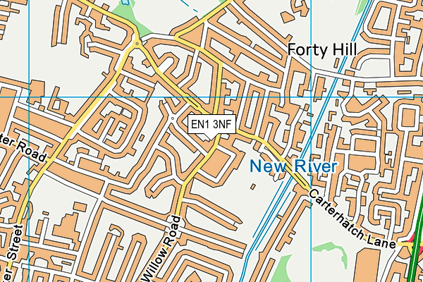 EN1 3NF map - OS VectorMap District (Ordnance Survey) EN1 3NF map - OS VectorMap District (Ordnance Survey)