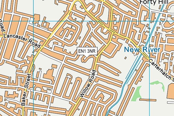 EN1 3NR map - OS VectorMap District (Ordnance Survey) EN1 3NR map - OS VectorMap District (Ordnance Survey)