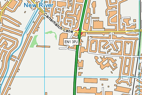 EN1 3PJ map - OS VectorMap District (Ordnance Survey) EN1 3PJ map - OS VectorMap District (Ordnance Survey)