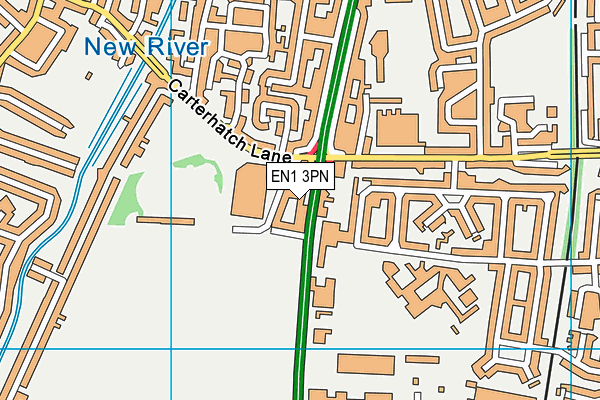EN1 3PN map - OS VectorMap District (Ordnance Survey) EN1 3PN map - OS VectorMap District (Ordnance Survey)