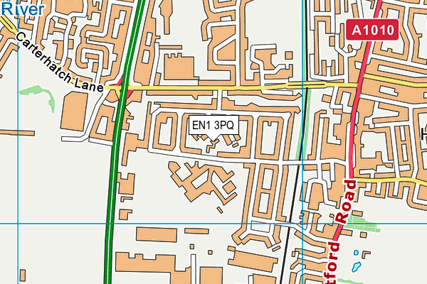 EN1 3PQ map - OS VectorMap District (Ordnance Survey) EN1 3PQ map - OS VectorMap District (Ordnance Survey)