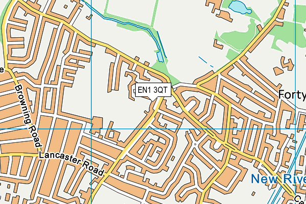 EN1 3QT map - OS VectorMap District (Ordnance Survey) EN1 3QT map - OS VectorMap District (Ordnance Survey)