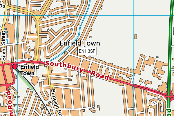 EN1 3SF map - OS VectorMap District (Ordnance Survey) EN1 3SF map - OS VectorMap District (Ordnance Survey)