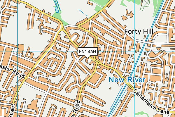 EN1 4AH map - OS VectorMap District (Ordnance Survey) EN1 4AH map - OS VectorMap District (Ordnance Survey)