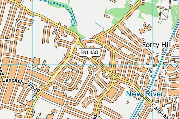 EN1 4AQ map - OS VectorMap District (Ordnance Survey) EN1 4AQ map - OS VectorMap District (Ordnance Survey)