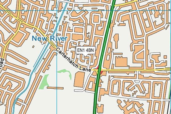 EN1 4BN map - OS VectorMap District (Ordnance Survey)