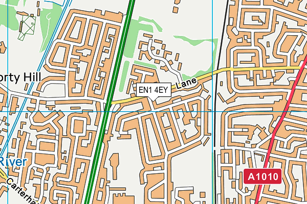 EN1 4EY map - OS VectorMap District (Ordnance Survey) EN1 4EY map - OS VectorMap District (Ordnance Survey)