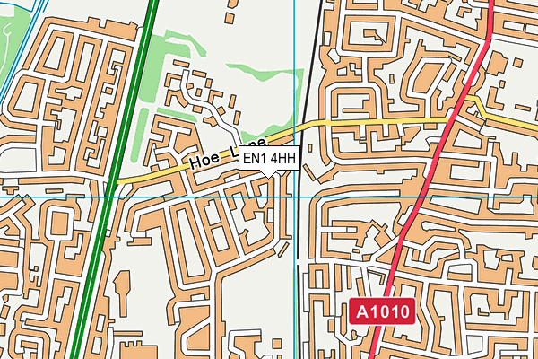 EN1 4HH map - OS VectorMap District (Ordnance Survey) EN1 4HH map - OS VectorMap District (Ordnance Survey)