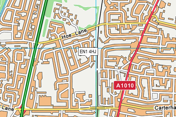 EN1 4HJ map - OS VectorMap District (Ordnance Survey) EN1 4HJ map - OS VectorMap District (Ordnance Survey)