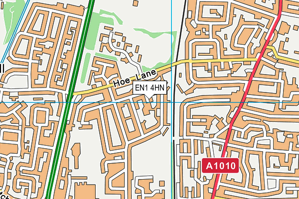 EN1 4HN map - OS VectorMap District (Ordnance Survey) EN1 4HN map - OS VectorMap District (Ordnance Survey)
