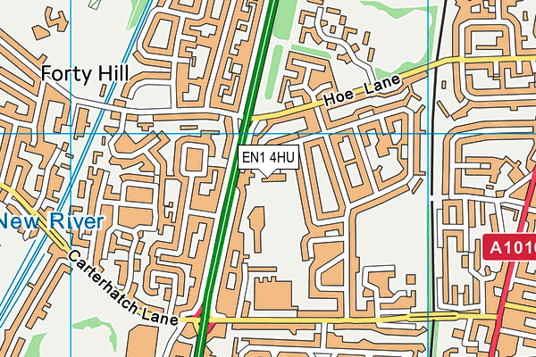 EN1 4HU map - OS VectorMap District (Ordnance Survey) EN1 4HU map - OS VectorMap District (Ordnance Survey)