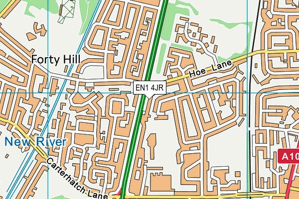 EN1 4JR map - OS VectorMap District (Ordnance Survey) EN1 4JR map - OS VectorMap District (Ordnance Survey)