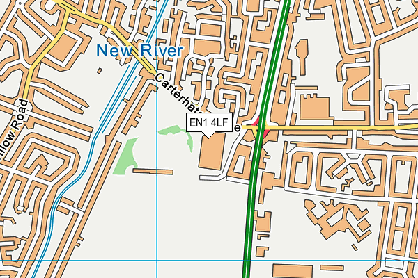 EN1 4LF map - OS VectorMap District (Ordnance Survey) EN1 4LF map - OS VectorMap District (Ordnance Survey)