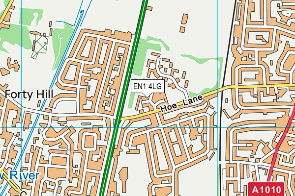 EN1 4LG map - OS VectorMap District (Ordnance Survey) EN1 4LG map - OS VectorMap District (Ordnance Survey)