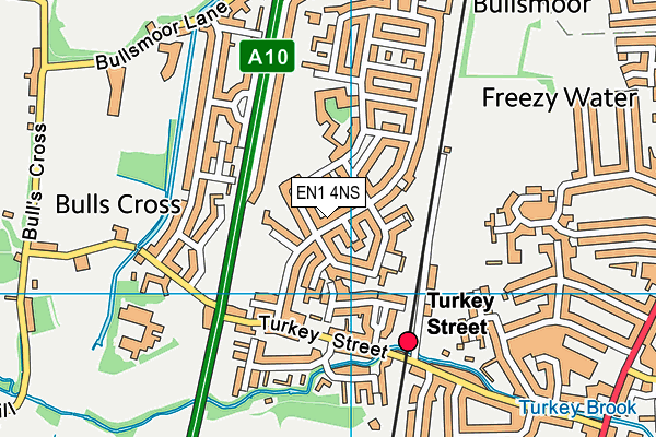 EN1 4NS map - OS VectorMap District (Ordnance Survey) EN1 4NS map - OS VectorMap District (Ordnance Survey)