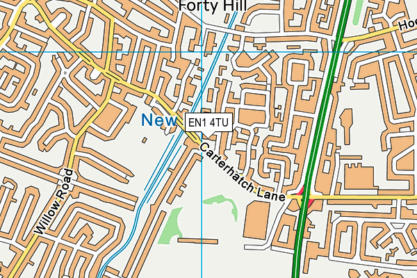 EN1 4TU map - OS VectorMap District (Ordnance Survey) EN1 4TU map - OS VectorMap District (Ordnance Survey)