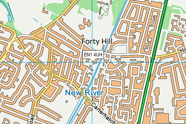 EN1 4UH map - OS VectorMap District (Ordnance Survey) EN1 4UH map - OS VectorMap District (Ordnance Survey)