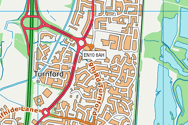 EN10 6AH map - OS VectorMap District (Ordnance Survey) EN10 6AH map - OS VectorMap District (Ordnance Survey)
