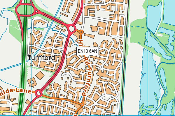 EN10 6AN map - OS VectorMap District (Ordnance Survey) EN10 6AN map - OS VectorMap District (Ordnance Survey)