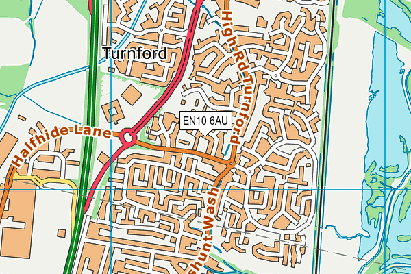 EN10 6AU map - OS VectorMap District (Ordnance Survey) EN10 6AU map - OS VectorMap District (Ordnance Survey)
